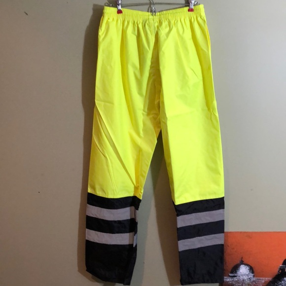 NWT Men’s Aware Wear Class E Hi-Viz Rain Pants - Picture 2 of 7